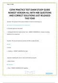 CEFM PRACTICE TEST EXAM STUDY GUIDE NEWEST VERSION ALL WITH 480 QUESTIONS AND CORRECT SOLUTIONS JUST RELEASED THIS YEAR