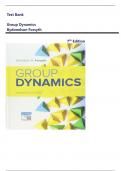  Test Bank For  Group Dynamics 7th Edition By Forsyth&vert;&vert; LATEST