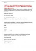 NRS 374- Exam &num;2 &lpar;2025&rpar; comprehensive questions and verified detailed solutions &lpar; MULTIPLE CHOICES&rpar; &vert;100&percnt; CORRECT&excl;&excl;