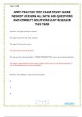 ARRT PRACTICE TEST EXAM STUDY GUIDE NEWEST VERSION ALL WITH 600 QUESTIONS AND CORRECT SOLUTIONS JUST RELEASED THIS YEAR