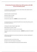 NJ State Board Prometric Written Exam 2025 questions with 100&percnt; correct and Verified answers