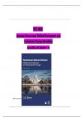 TEST BANK - American Government&colon; Political Development and Institutional Change 12th Edition by Cal Jillson&comma; All Chapters 1 - 16&comma; Complete Latest Version