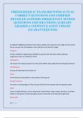 FIREFIGHTER 1C EXAM 2025 WITH ACTUAL  CORRECT QUESTIONS AND VERIFIED  DETAILED ANSWERS &vert;FREQUENTLY TESTED  QUESTIONS AND SOLUTIONS &vert;ALREADY  GRADED A&plus;&vert;NEWEST &vert;LATEST UPDATE  &vert;GUARANTEED PASS  