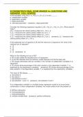 ECONOMETRICS FINAL EXAM GRADED A&plus; QUESTIONS AND ANSWERS  100&percnt; VERIFIED