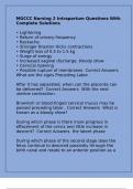 MGCCC Nursing 2 Intrapartum Questions With Complete Solutions