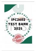 IPC2602 TEST BANK 2025 - QUESTIONS AND ANSWERS