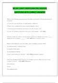 NR 507  EDAPT DEMYELINATING DISEASES  QUESTIONS WITH CORRECT ANSWERS 
