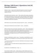 Biology 1200 Exam 3 Questions And All Correct Answers&period;
