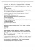 ICS 100&comma; 200&comma; 700&comma; 800 QUESTIONS AND ANSWERS