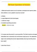 2025 HSI EXAM &lpar;Latest 2025 &sol; 2026 Update&rpar; Questions and Verified Answers &vert; 100&percnt; Correct &vert; Grade A&plus;