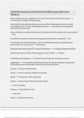 Club Pilates Instructor Certification Exam 109 Questions with Correct Solutions&period;