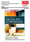 Test Bank for Gray Morris's Calculate with Confidence&comma; Canadian Edition&comma; 2nd Edition by Killian&comma; ISBN 9780323695718&comma; Covering Chapters 1&ndash;23 &vert; Includes Rationales