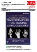  Test Bank for Merrill's Atlas of Radiographic Positioning and Procedures&comma; 15th Edition by Rollins&comma; 9780323832793&comma; Covering Chapters 1-30 &vert; Includes Rationales  