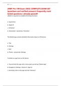JAMF Pro 100 Exam 2025&vert; COMPLETE EXAM SET &lpar;questions and verified answers&rpar; frequently most tested questions &vert; already passed&excl;&excl;