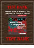 Understanding Pathophysiology 1st Canadian Edition El-Hussein Latest Test bank all chapters complete solution&period;