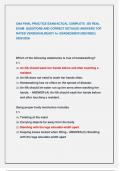 CNA FINAL PRACTICE EXAM&sol;ACTUAL COMPLETE 350 REAL  EXAM QUESTIONS AND CORRECT DETAILED ANSWERS TOP  RATED VERSION&sol;ALREADY A&plus; GRADED&vert;NEW&excl;&excl;&lbrace;REVISED&rcub;  2025&sol;2026&period;
