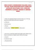 MDC3 EXAM 2 &lpar;RASMUSSEN COLLEGE&rpar; 2025 &vert; ACTUAL EXAM QUESTIONS WITH COMPLETE DETAILED SOLUTIONS &lpar;100&percnt; VERIFIED ANSWERS&rpar; &vert;ALREADY GRADED A&plus;&vert;&vert;BRAND NEW&excl;&excl;
