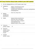 ATI Comp Predictor-Study Guide verified to pass 2025 updated