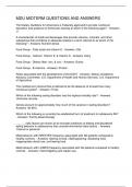 MDU MIDTERM QUESTIONS AND ANSWERS