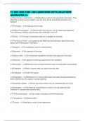 CT DDS MED CERT 2025 QUESTIONS WITH SOLUTIONS GUARANTEE A&plus;