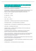 CT DDS MED CERT EXAMINATION SET 2025 QUESTIONS WITH SOLUTIONS GUARANTEE A&plus;