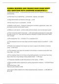 FLORIDA BUSINESS AND FINANCE MAIN EXAM SCRIPT 2025 QUESTIONS WITH ANSWWRS GUARANTEE A&plus;