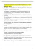 GCOR CORE EXAM SET 2025 QUESTIONS WITH SOLUTIONS GUARANTEE A&plus;