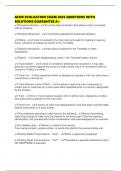 GCOR EVALUATION EXAM 2025 QUESTIONS WITH SOLUTIONS GUARANTEE A&plus;