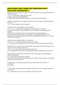 GCOR EXAM STUDY GUIDE 2025 QUESTIONS WITH SOLUTIONS GUARANTEE A&plus;