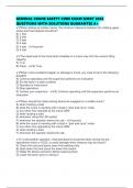 GENERAL CRANE SAFETY CORE EXAM SHEET 2025 QUESTIONS WITH SOLUTIONS GUARANTEE A&plus;