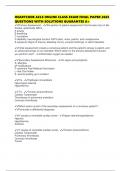 HEARTCODE ACLS ONLINE CLASS EXAM FINAL PAPER 2025 QUESTIONS WITH SOLUTIONS GUARANTEE A&plus;
