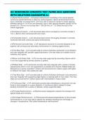 ICC REINFORCED CONCRETE TEST PAPER 2025 QUESTIONS WITH SOLUTIONS GUARANTEE A&plus;