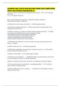 ILLINOIS CNA STATE EVALUATION EXAM 2025 QUESTIONS WITH SOLUTIONS GUARANTEE A&plus;