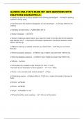 ILLINOIS CNA STATE EXAM SET 2025 QUESTIONS WITH SOLUTIONS GUARANTEE A&plus;