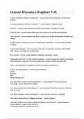 Human Disease &lpar;chapters 1-4&rpar; questions and answers&period;
