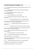 Human Disease Chapters 1-3 questions and answers&period;