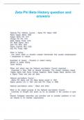 Zeta Phi Beta History question and answers