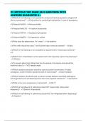 IV CERTIFICATION EXAM 2025 QUESTIONS WITH ANSWERS GUARANTEE A&plus;