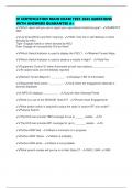 IV CERTIFICATION MAIN EXAM TEST 2025 QUESTIONS WITH ANSWERS GUARANTEE A&plus;