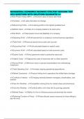 MANAGERIAL ECONOMICS BUSINESS STRATEGY REVISION TEST 2025 QUESTIONS WITH SOLUTIONS GUARANTEE A&plus;