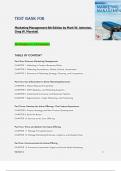 TEST BANK FOR Marketing Management 4th Edition by Mark W.Johnston, Greg W. Marshall All Chapters 1-14 Complete