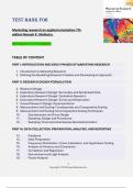Test bank for  Marketing research an applied orientation 7th edition Naresh K&period; Malhotra All Chapters 1-23 Complete