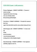 NUR 303 Exam 1 with answers