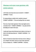 Montana real estate exam questions with correct answers