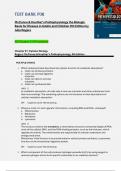 TEST BANK FOR McCance & Huether&rsquo;s Pathophysiology the Biologic Basis for Disease in Adults and Children 9th Edition by  Julia Rogers All Chapter 1-49 Complete