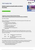 Test bank for  Medical surgical nursing 5th edition by Holly K&period; Stromberg All Chapters Complete