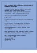 ADN Semester 1 &lpar;Final Exam&rpar; Questions With Complete Solutions