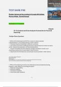 TEST BANK FOR Modern Advanced Accounting In Canada 9th Edition Murray Hilton&comma; Darrell Herauf All Chapters 1-7 Complete