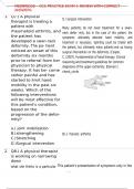 MEDBRIDGE - OCS PRACTICE EXAM 1 REVIEW WITH CORRECT ANSWERS