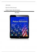 Test Bank - Supervision of Police Personnel&comma; 10th edition &lpar;Nathan F&period; Iannone&comma; 2024&rpar;&comma; Chapter 1-15